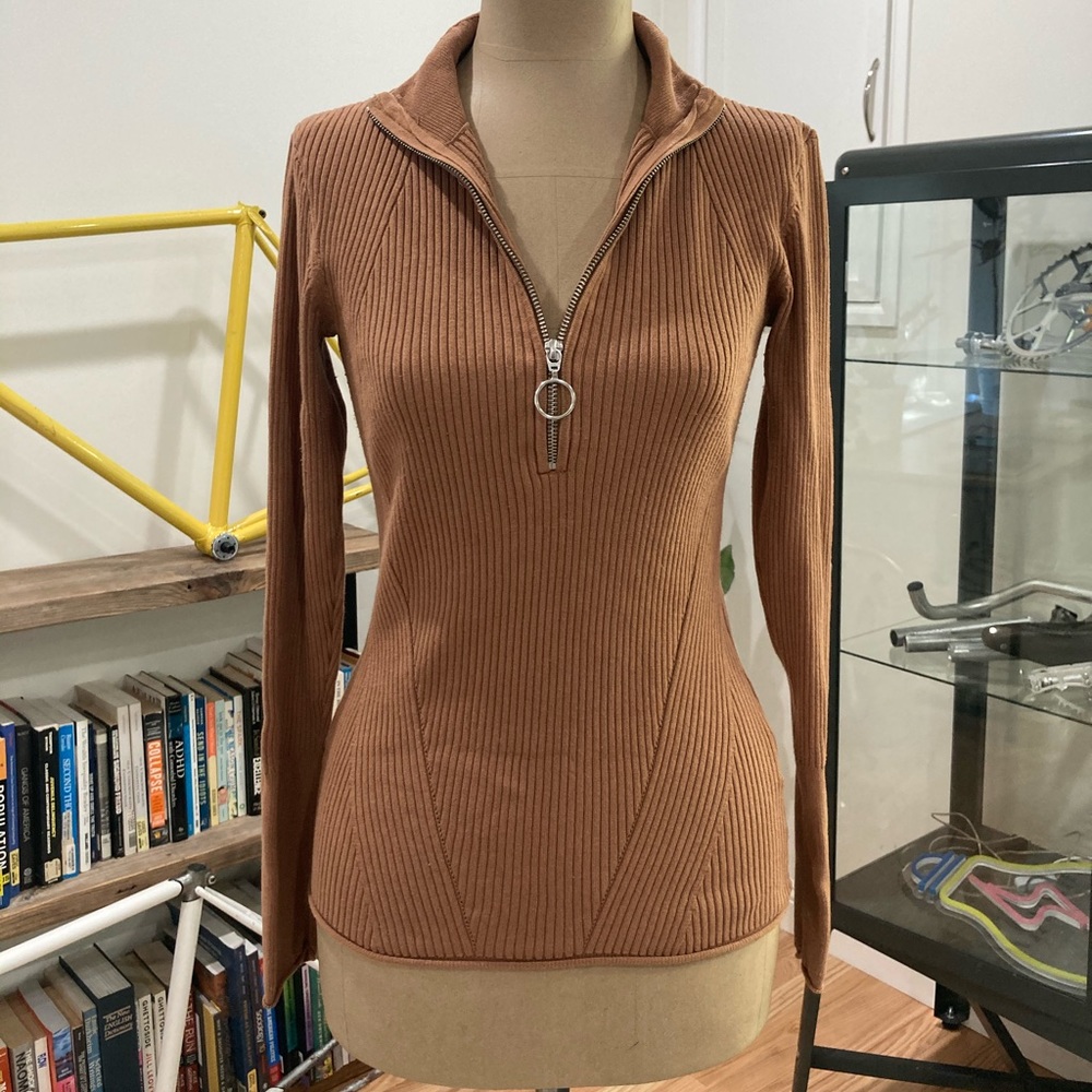 Quarter zip sweater
